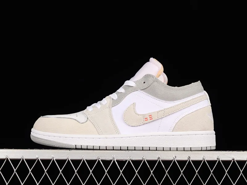 All categories Air Jordan Jordan series basketball shoes Air Jordan 1 Low Z version Air Jordan 1 Low "White and Phantom" AJ1 Joe 1 rice white retro culture and leisure sports sneakers DN1635-100